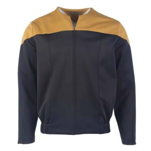 Deep Space Nine Commander  Uniform Voyager Starfleet Yellow Jacket Costume